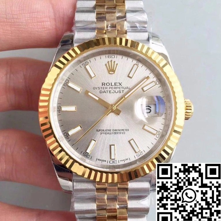 II Datejust M126333-0004 EW Rolex Factory Rhodium Dial 1219